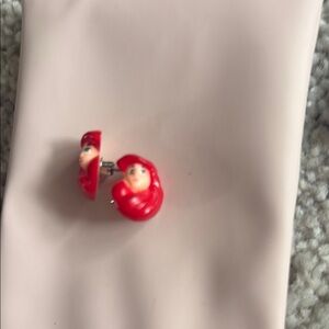 Ariel the little mermaid 3d head Earrings Disney